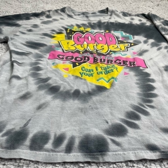 Vintage Nickelodeon Shirt Womens Large Good Burger Tee Unisex Tie Dye 90s Retro - Picture 5 of 6
